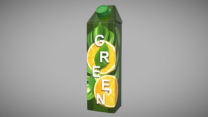 Orange juice 3D Model