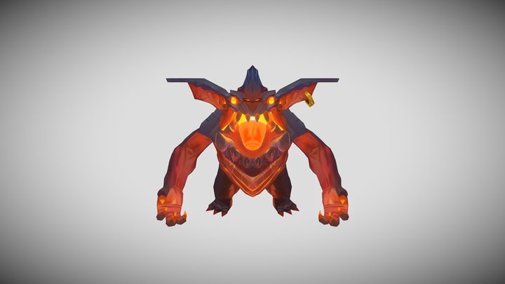Imp from Darksider videogames. 3D Model
