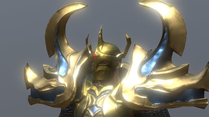 GoldenWarrior 3D Model