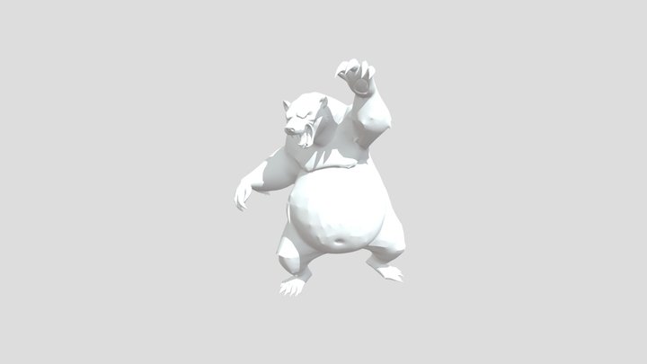 Artio The She- Bear Turned Into Stone – Kostenloses 3D-Modell STL