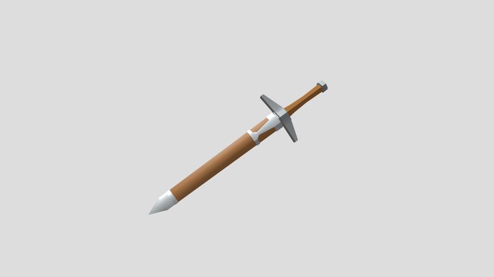 Simple Sword 3D Model