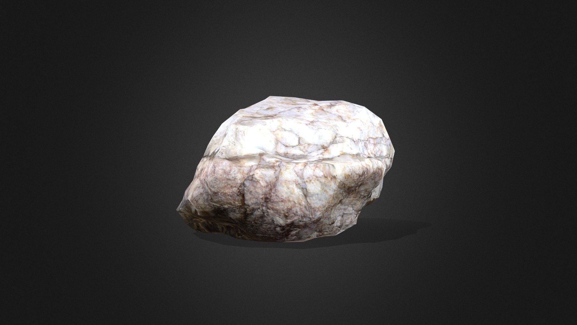 Photogrammetry Rock - Low Poly