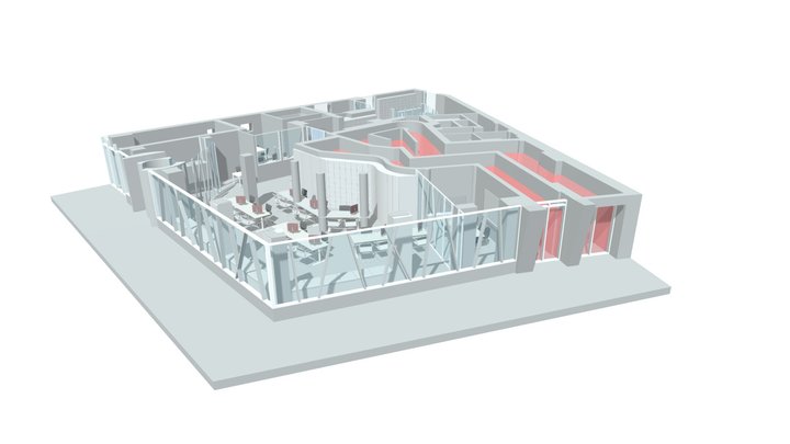 Офис Народно Събрание 3D Model