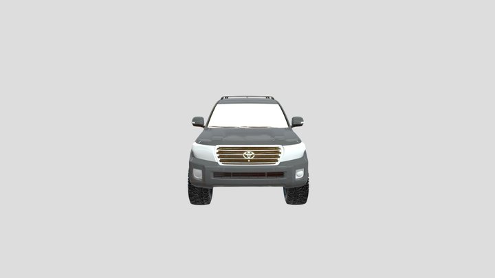 Toyota Landcruiser 200 Series Stock .FBX 3D Model