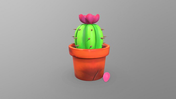 Lil Cactus 3D Model