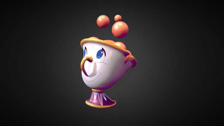 Chip - Beauty and the Beast 3D Model