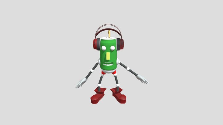 soda man 3D Model