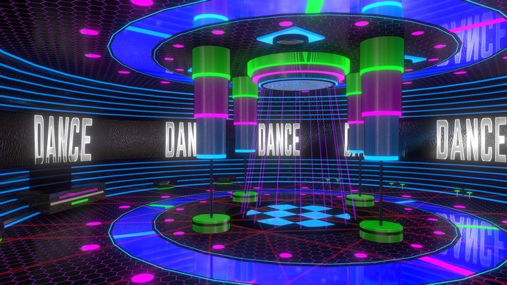 Disco Dance Night Club Lighting Strobe 3D Model