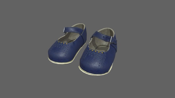 Girl shoes 3D Model