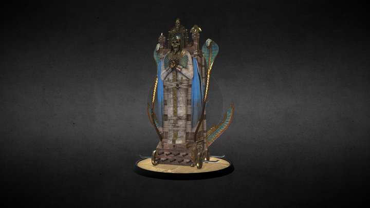 Tomb Kings Siege Tower 3D Model