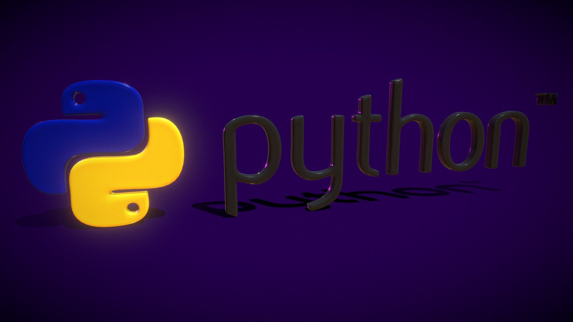 Python Logo Buy Royalty Free 3d Model By Gabriel Diego Gabrieldi Sousa [3024512