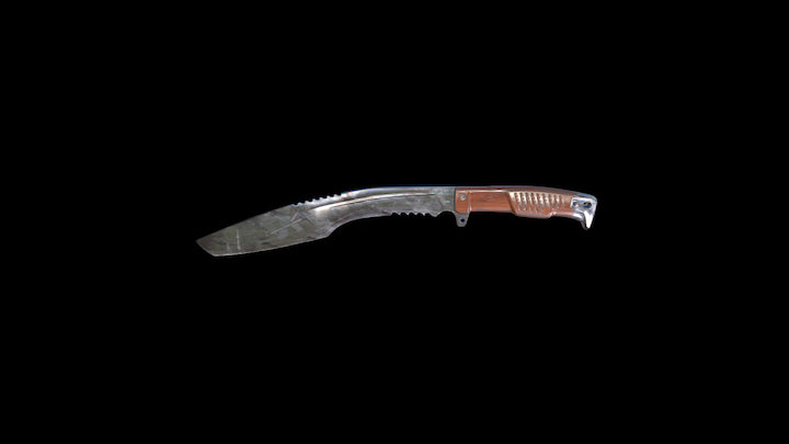 Kukri Knife 3D Model