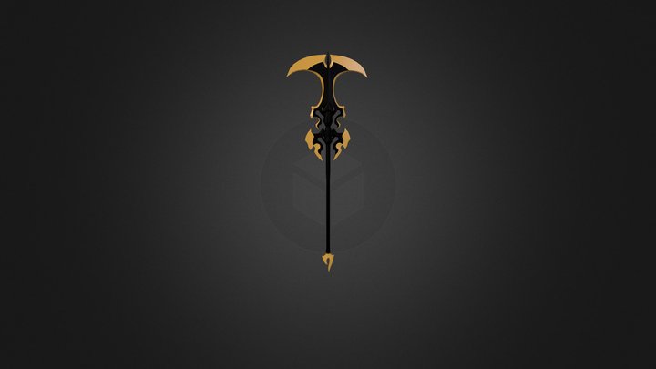 Game weapon 1 3D Model