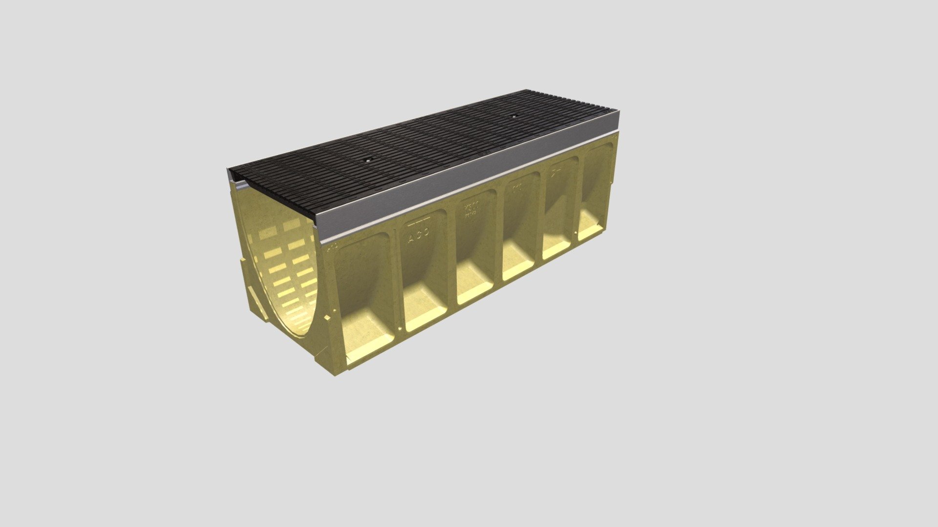 K300-010 Channel w/ 878Q Grate — Sketchfab embed 3D viewer