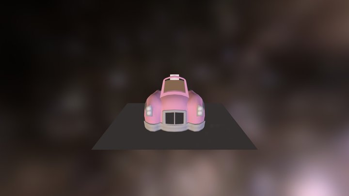 Taxi Hello Kitty 3D Model