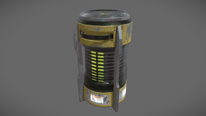 Fusion Battery 3D Model