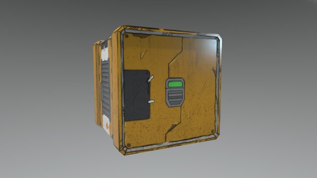 Stell Box Borderland Style 3D Model
