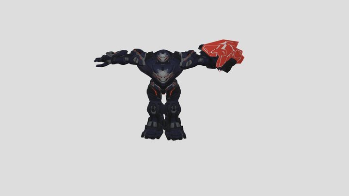 Hulk_ Buster 3D Model