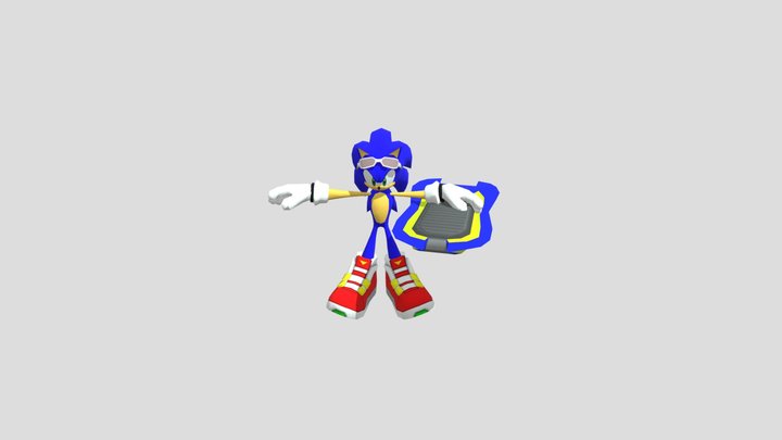sonic-riders-sonic 3D Model