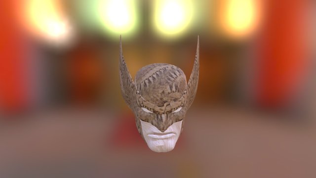 Wolverine face 3D Model