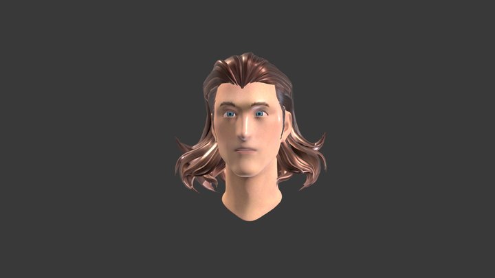 Character Study - Tom Hiddleston Bust 3D Model