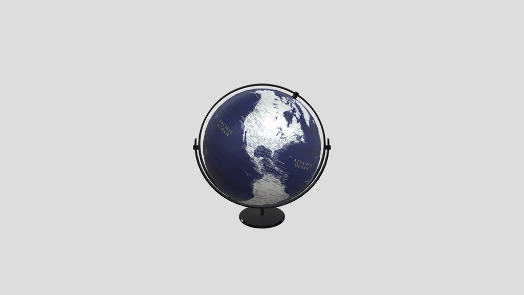 Globe Blue White