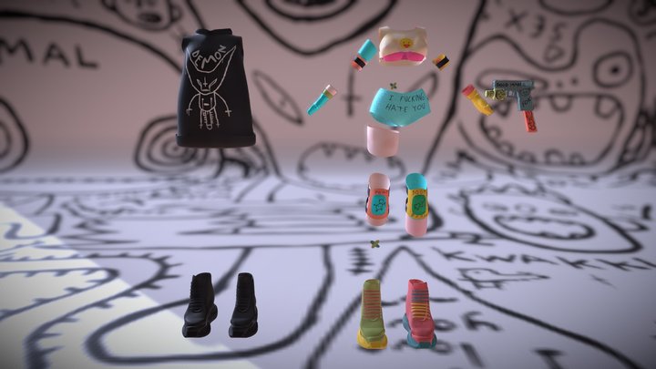 Ropa Personaje 3D Model
