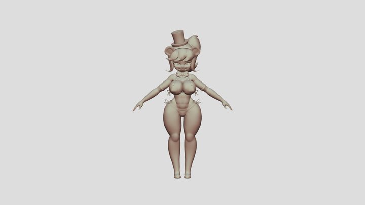 fredina-in-bikini 3D Model