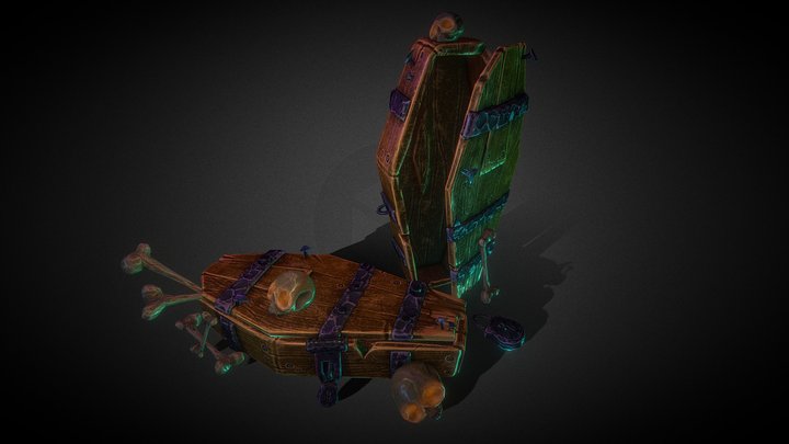 Spooky_Coffin 3D Model