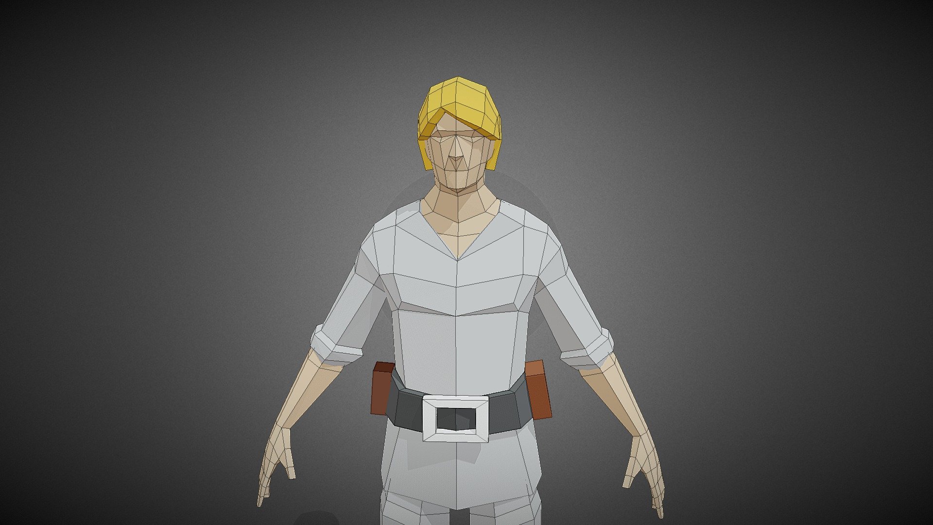 Rigged Low Poly Character [Free] - Download Free 3D Model By BlendTek ...