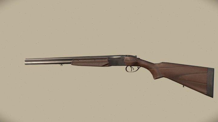 Soviet Toz 34 Shotgun 3D Model