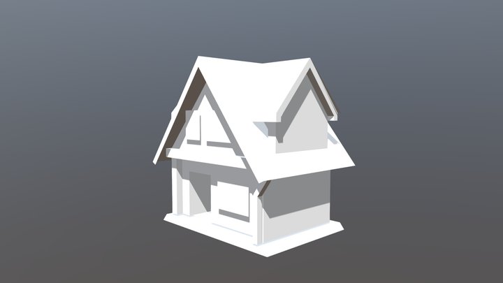 Pallet Town House 2 3D Model