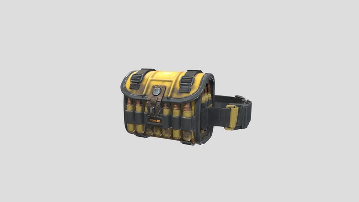 Futuristic Cyberpunk Ammo Pack – Modelo 3D gratuito STL