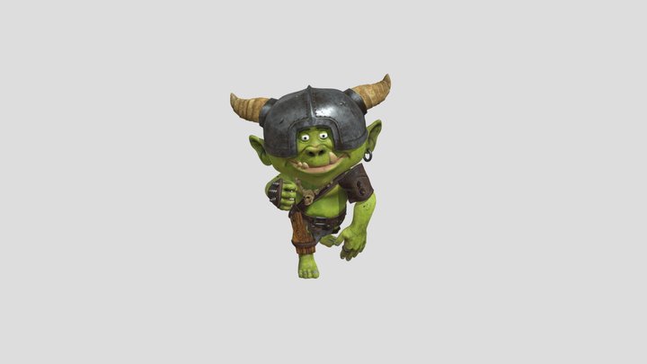 Dancing Troll 3D Model