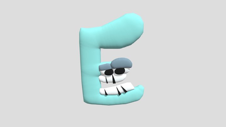 B (Alphabet Lore) My Version - Download Free 3D model by aniandronic  (@aniandronic) [2ed80cb]