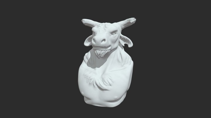 Kranrus Bust 3D Model