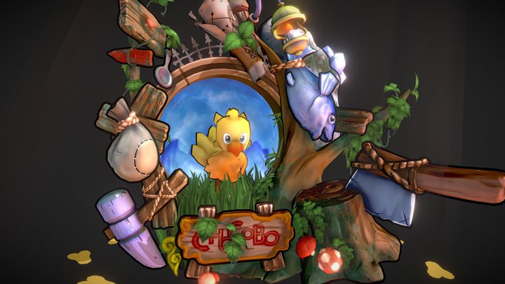 chocobo 3D Model