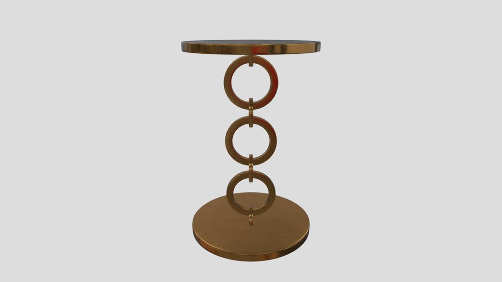 Jet Set Round End Table