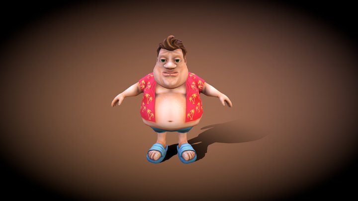 Fat Man 3D Model