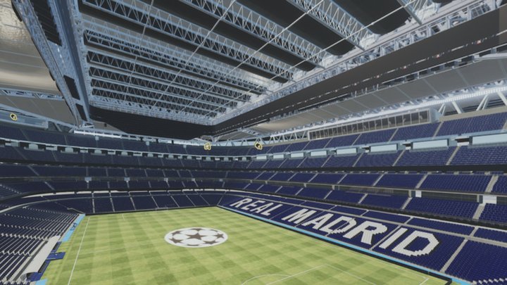 NUEVO ESTADIO SANTIAGO BERNABÉU REFORMADO 3D 3D Model