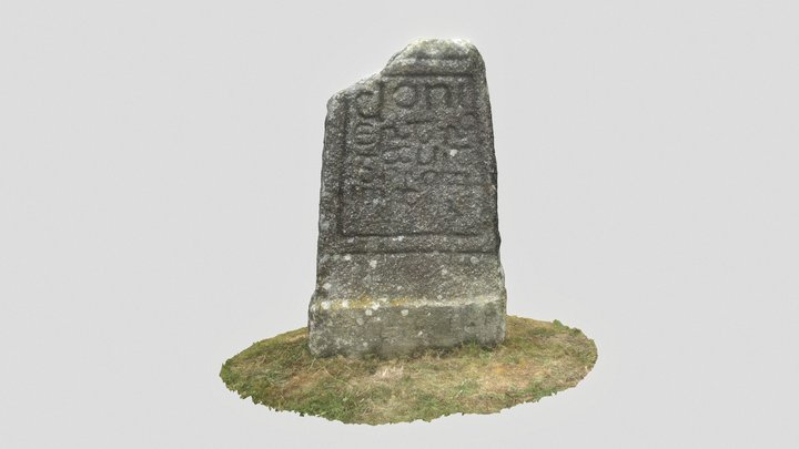 King Doniert's Stone, St Cleer, Cornwall 3D Model
