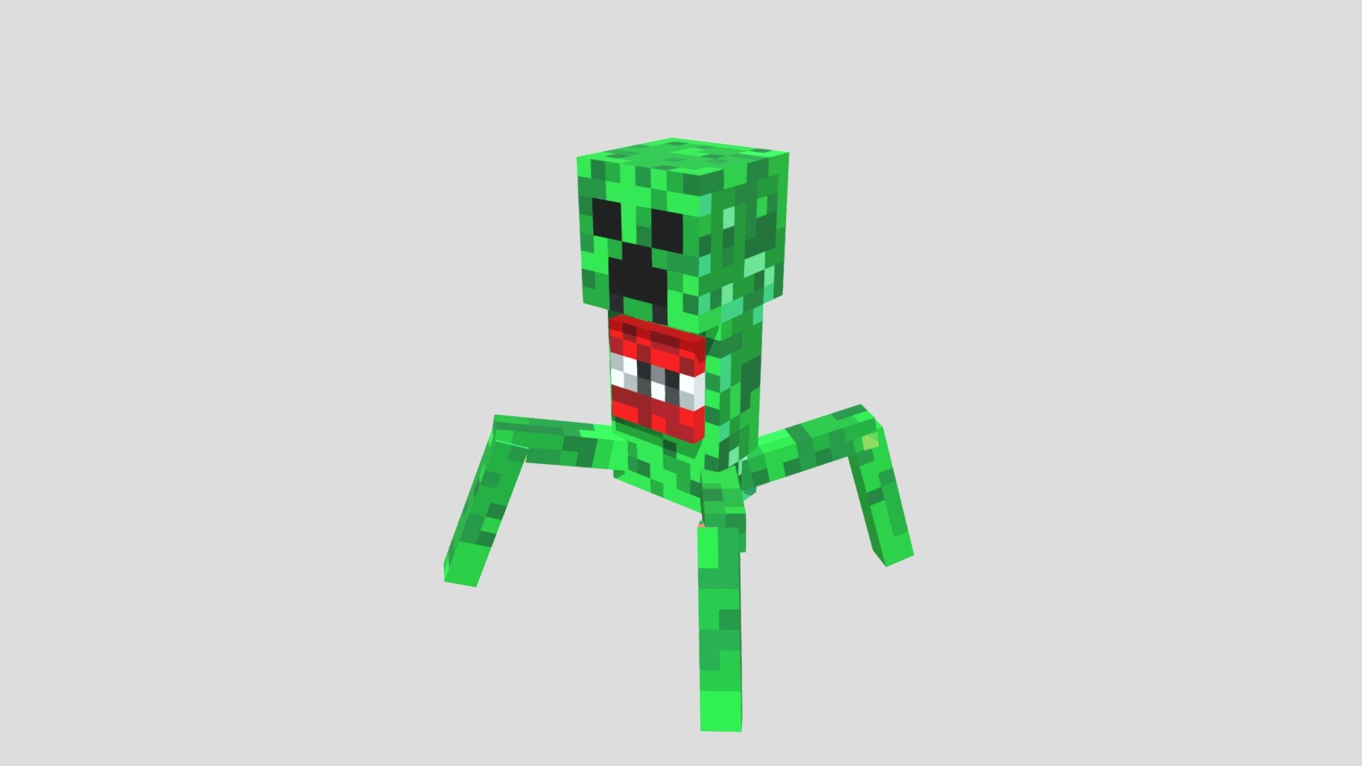 Mutated Creeper - Download Free 3D model by chaosfabi [3038cbe] - Sketchfab