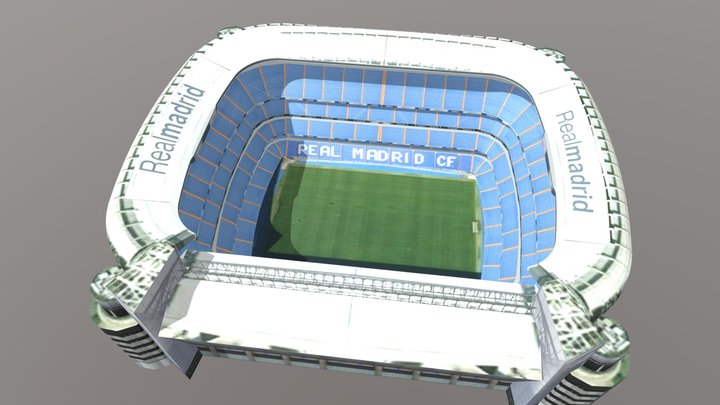 Santiago Bernabeu Stadium - Real Madrid 3D Model