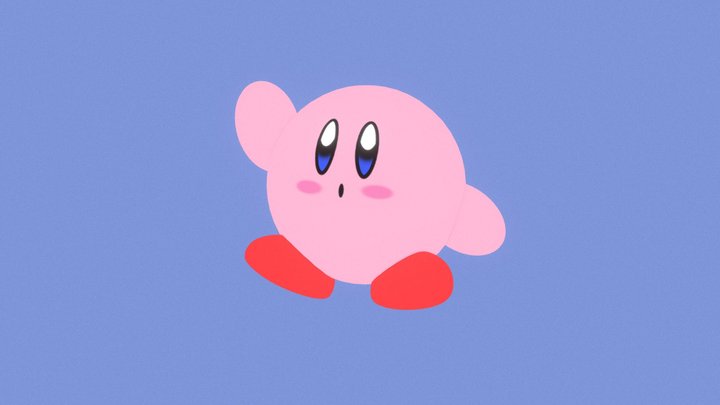 Kirby 3D Model