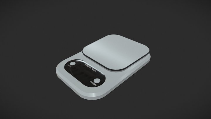 Kitchen Scale 3D Model 3D Model
