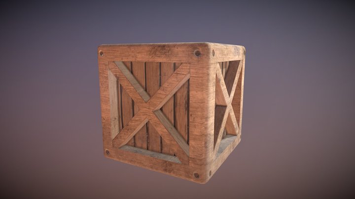 My First Crate 3D Model
