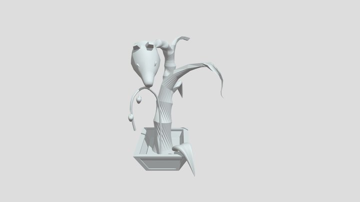 kitsune venus fly trap 3D Model