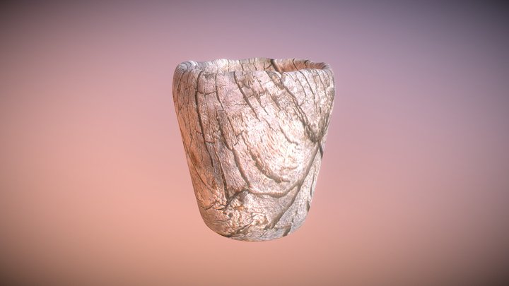 Wooden Cup 3D Model