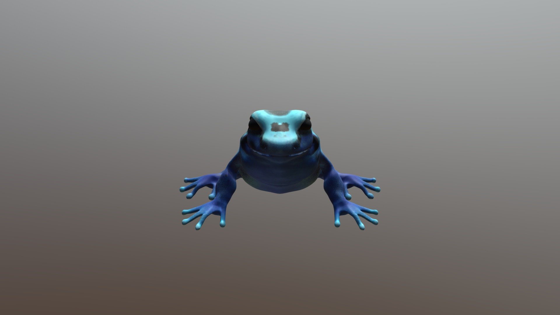 3d characters frog zbrush
