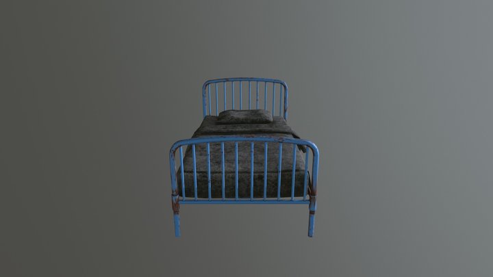 Old Bed 3D Model